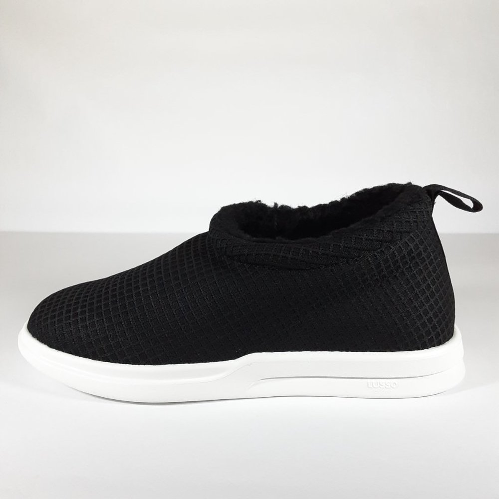 LUSSO CLOUD GURU SHERP MEN'S SHOES SIZE 11 IN JET BLACK WAFFLE / LILY WHITE BNIB - Picture 8 of 16